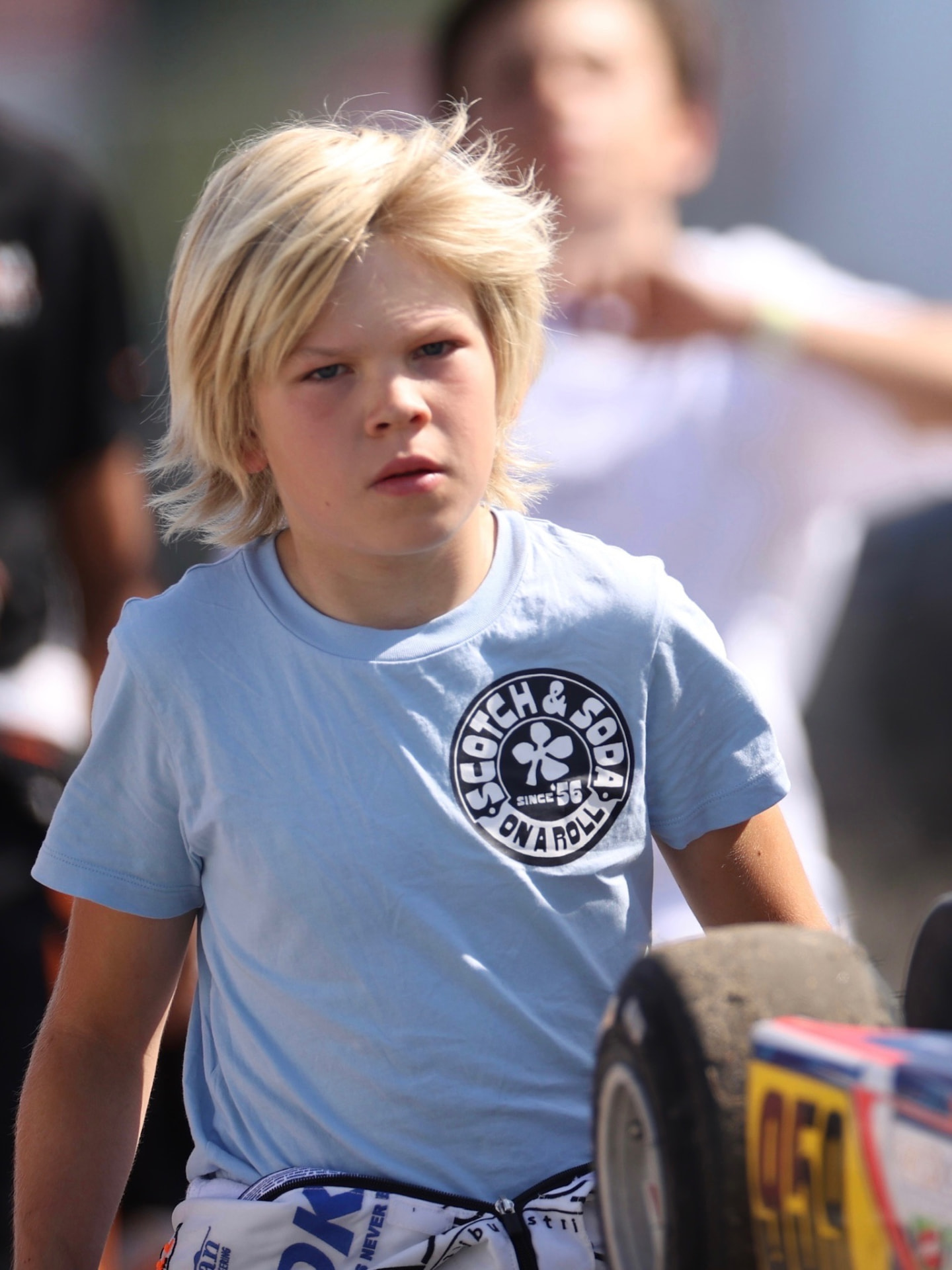 Gilles during his early karting years